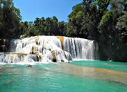 Las maravillas de las cascadas de agua zul palenque